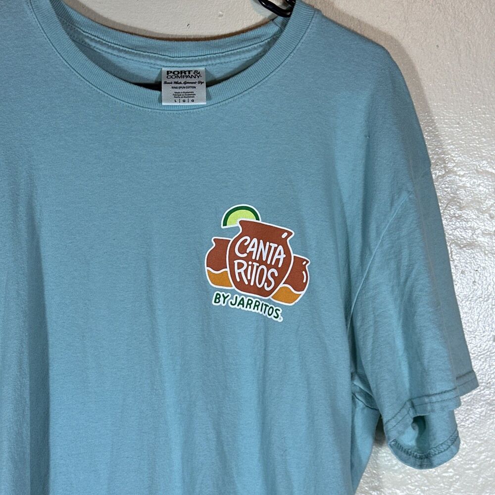 Ring Spun Cotton Port & Co L Tee Shirt Canta Ritos By Jarritos Mens Large